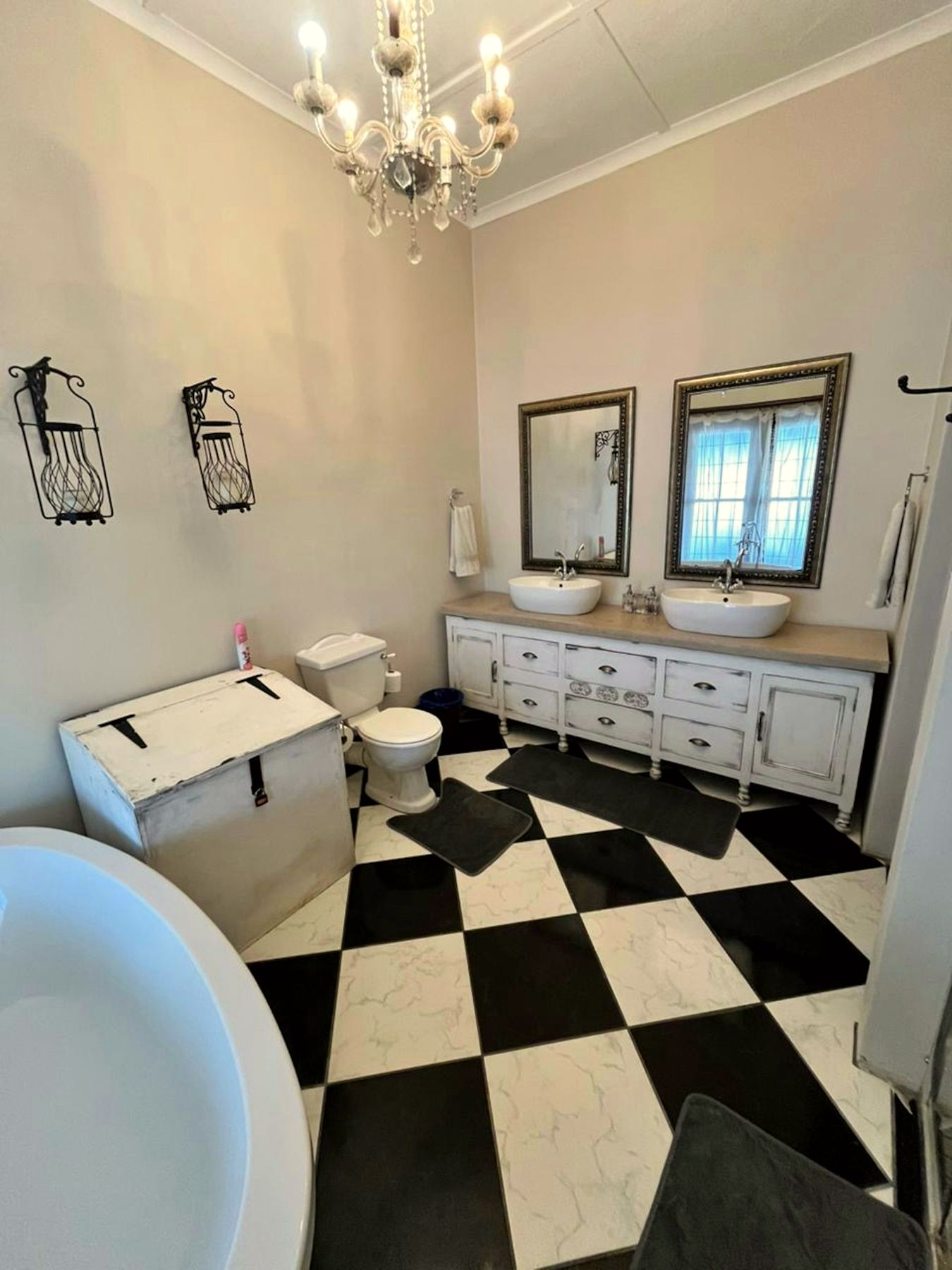 The bathroom