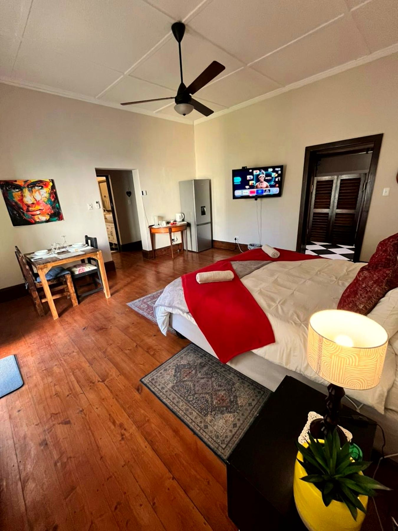 The bedroom