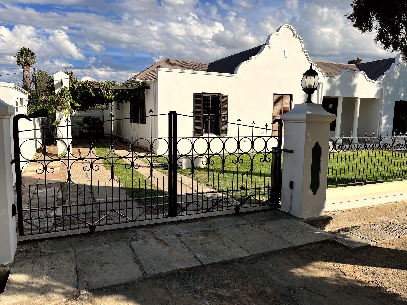 The front garden